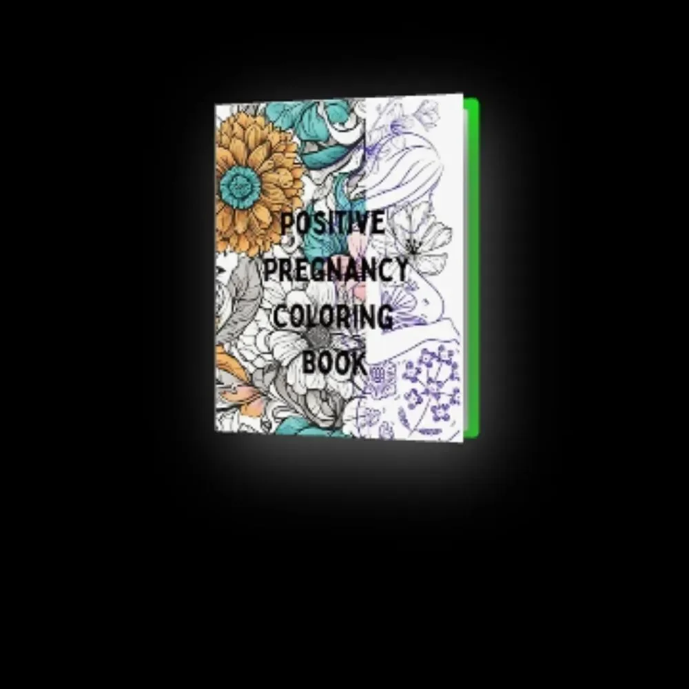 Positive Pregnancy Coloring Book - Picture 4 of 7